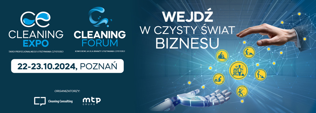 zaproszenie na dwudniową konferencję cleaning forum